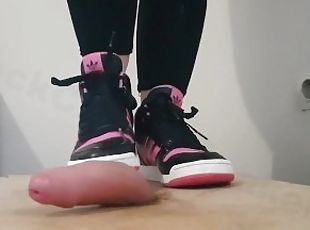 Cock Crush Cum with Adidas High Tops