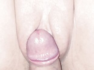 Rubbing my Pussy with his Dick - Cumshot on face and on mouth
