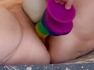 Wet Pussy has Creamy Orgasm with Toys