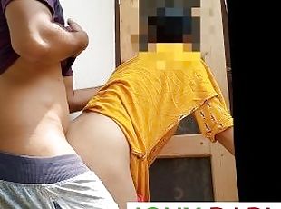 Neighbour Bhabhi was secretly fucked in her house, Indian desi fucking video, hindi audio