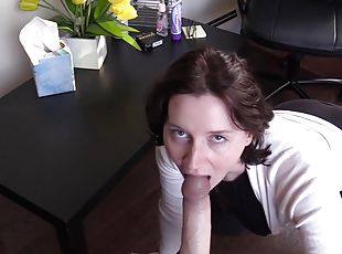 Bettie Bondage - Free Use Office Mom Deepthroats Dick