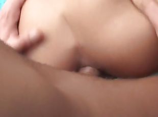 Horny Bitch Sucks Cum Off Dick After Getting A Hard Fuck In The Ass