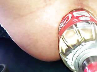BI6slave gets huge cola bottle anal destruction