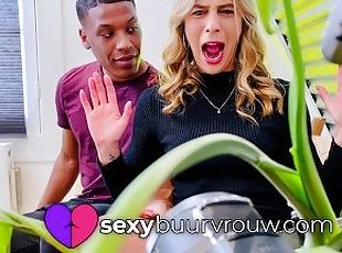 BLACK YouTuber banged DUTCH BLONDE CUNT! (INTERRACIAL) (Porn from the Netherlands)! SEXYBUURVROUW