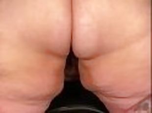 röv, fet, hårig, gigantisk, fitta-pussy, milf, mamma, bbw, pov, rövhål