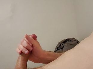 Master let me jerk off! My throbbing cock was waiting for this!
