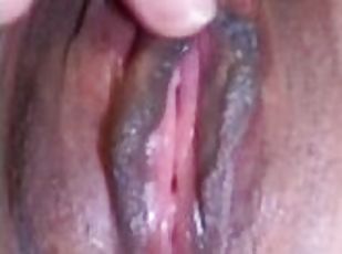 Close-up clitoral masturbation!!!