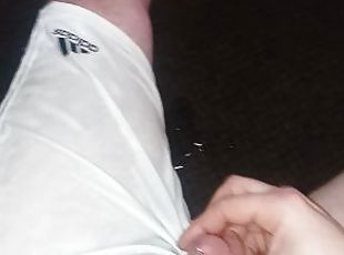 Pissing on myself in Adidas soccer kit