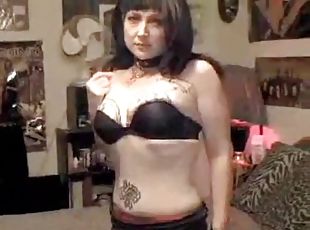 I am pierced goth bdsm slave with much ink and piercings