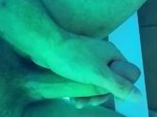 Couldn't help but to touch myself at the gym tanning bed.