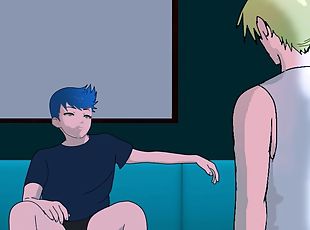 gigantisk-kuk, tonåring, gay, massage, par, kyssar, ung18, anime, hentai, söt