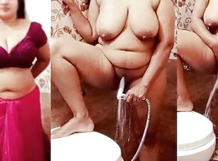 Indian Big Boobs Disha Bhabhi Showing Her Wet Body to Her Devar in Live Cam