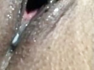 crazy wet pussy play in step dads bedroom