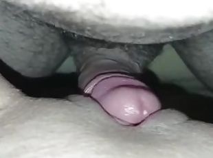 cumshot on her pussy after dick rubbing