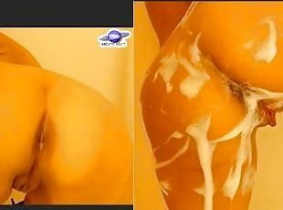 Saturno Squirt shaves his hairy anus, come suck his anus and lick it????????