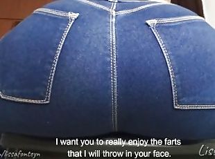 amazing jeans farts in your face