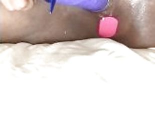 Big clit dildo play creamy full video on only fans  link in bio