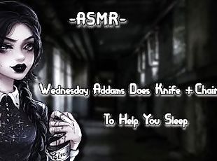ASMR [SadisticRP] Does Knife+Chain Tingles To Help You Rest [Binaural/F4A]