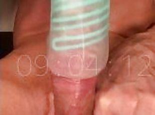 TENGA Spinner.Non-electric Spiral Motions masturbator.Japanese Guy Cum without touching cock.