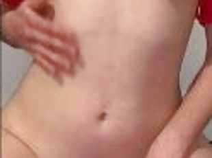 Teasing You With My Petite Tits and Spreading My Asshole For You