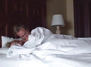 Sleeping Kelly waking up then smashed hardcore missionary
