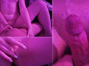 little slut fingers herself wet before cumshot on her pussy, she gets an orgasm and moans hardcore
