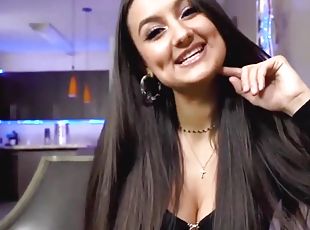 latina eliza ibarra shares stepdaddy cum with teen facial