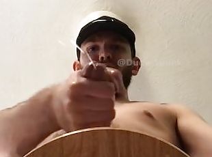 POV Hairy Verbal Country Boy Jerks Off His Big White Circumcised Redneck Cock & Cums a HUGE Load!