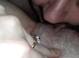 #104 HE CLEANS UP MY PUSSY AFTER HE CUMS ON IT